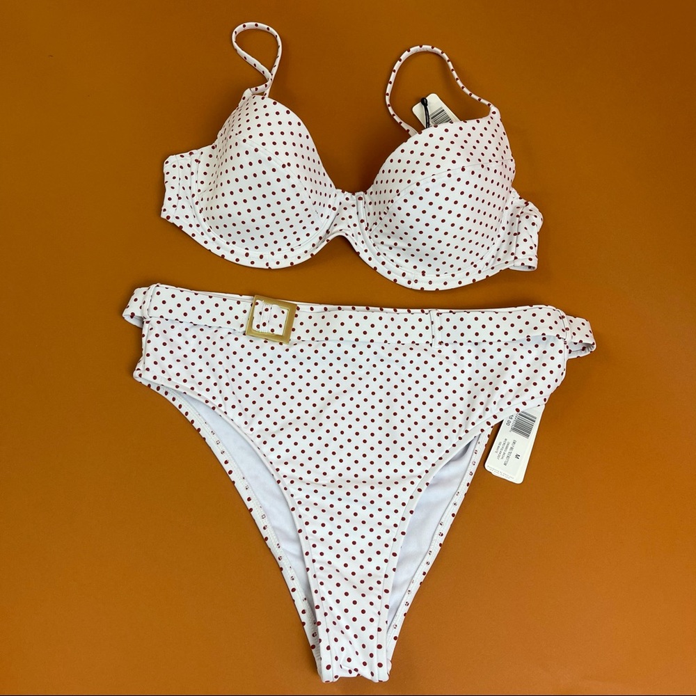 WeWoreWhat Polka Dot Bikini